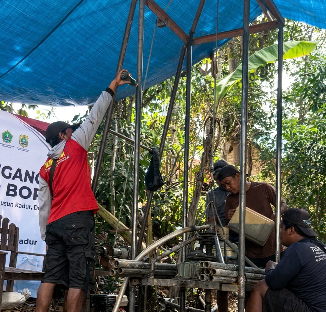 Atasi Kekeringan Musim Kemarau, Wakaf DQ, Dompet Al-Qur’an Indonesia, dan Mualaf Center Indonesia Hadirkan Sumur Bor untuk Warga Dusun Kleleng Pamekasan